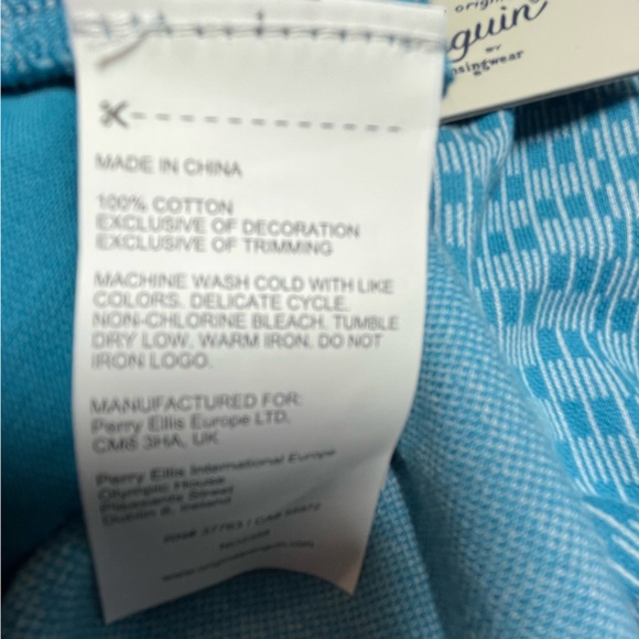 Original Penguin 100% Cotton Short Sleeve Knitted Polo w/Jacquard Front Panel - Picture 16 of 16